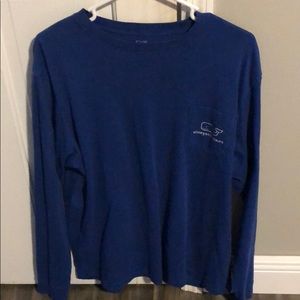 Vineyard Vines Blue Long Sleeve Size Medium